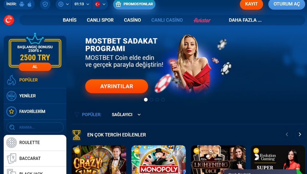 Promoções e Ofertas de Bônus da Mostbet PT